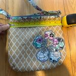 Vera Bradley Penelope Garden Beach Crossbody Tan Bag Purse Photo 6