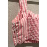 Anthropologie SHOW ME YOUR MUMU X BARBIE Striped Pink White Crooped Top Photo 4