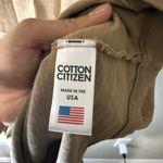 Cotton Citizen  tan short sleeve shirt dress size xs Photo 2