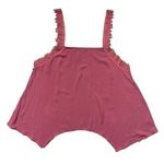 Free People Rose Pink Lace Sleeveless Tank Top S Photo 0