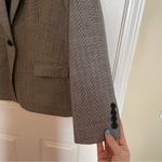 Pendleton Womens Blazer Jacket Gingham Plaid Black White Sz 14 Single Button Photo 9