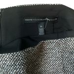 WHBM Tweed Blocked Pencil Skirt NWT Black Size 14 Photo 2