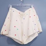 Wildfox Oatmeal Hearts Print Sweatshirt and Short Lounge Set Co-Ord Sets Photo 3