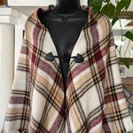 Max Studio  Plaid Poncho One size Photo 1