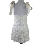 Alexis  Elaina Revolve Floral 3D Applique Tie Bow Mini Dress Size Small Photo 5