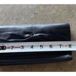 Coach Designer Black Gray Multi Pocket Flap Over Wallet Coin Zipper Pocket SZ 8” Photo 2