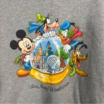 Y2k Walt Disney It's a Merry World After All Disney unisex Sweatshirt large Gray Photo 1