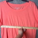 Loft  Women‎ Size XL Short ruffle polka dots sleeve basic tee shirt Photo 1