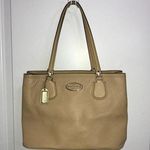 Coach Kitt Carryall Crossgrain Leather Shoulder Bag with COA Photo 0