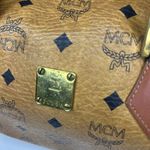 MCM  Monogrammed Boston Leather Bag Photo 5