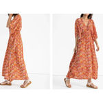 Anthropologie Rujuta MARIE CINCH KAFTAN  RED IKAT Dress size XS/S Photo 2
