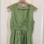 Madewell Sophia deep v linen blend mini dress Photo 3