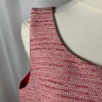White House | Black Market Pink Tweed Sleeveless Dress Size 14 Career Photo 3