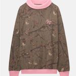 Dairy Boy Diana Rollneck Sweatshirt Camo and pink Green Size M Photo 2