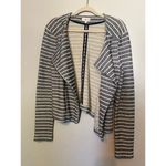 Lou & grey  Knit Moto Jacket Striped Coastal Parisian Minimalist Scandi Layers Photo 3