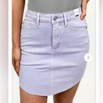 Judy Blue NEW  high waist lavender denim skirt Photo 0