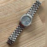 Paul Maret Ladies Watch Light Blue Dial Stainless Bracelet Day Date Windows Silver Photo 5