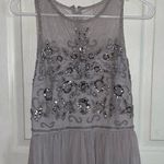 Altar'd State Elegant Gray Embellished Women's Dress Photo 0