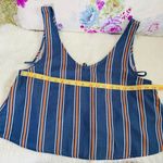 Saltwater Luxe Indigo Stripped Summer Women Top Size Small Photo 9