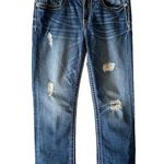 Miss Me Denim Jeans Women's Size 27 JB5014P89 Boyfriend Capri Embellished Photo 0