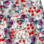 Ann Taylor New Shorts High Waisted Pockets Red Purple Floral Women's Size 14 Photo 7