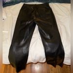 ZARA  black leather pants Photo 1