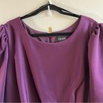 XScape Dress Plum (Purple) Short 3/4 Sleeve Scuba Dress w/ Side Ruche Sz 22W NWT Photo 5