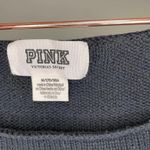 PINK - Victoria's Secret Pink Victoria Secret Cropped Off-The-Shoulder Sweater Black Star Print Medium Photo 5