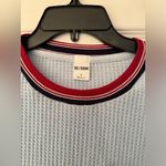 RE/DONE REDONE Sky Blue Pocket Women’s Thermal Long Sleeve Shirt Size Small Photo 6