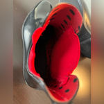 Ralph Lauren Lauren  Black and Red Winter Rain Boots Photo 9