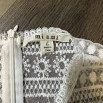 Mi Ami Women's L Lace Dress White Photo 5