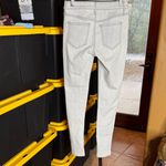 Old Navy  Mid-Rise Rockstar Distressed Light Gray & White Jeans Size 2 Photo 4