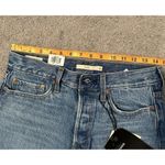 Levi's 28 Wedgie Jeans Icon Athens Asleep Straight Tapered High Rise Medium Wash Photo 7