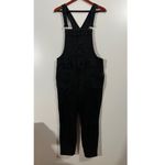 Madewell  Overalls Straight Leg in Black Stretch Denim Sz XL Photo 2