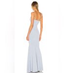 Lovers + Friends NWT  Cleo Gown Cutout Pastel Blue Mermaid sz Medium Photo 2