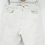 Anthropologie Pilcro Womens Raw Hem High Rise The Borrowed Boyfriend Jeans 30 White Photo 2