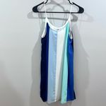Francesca's Francesca’s Jun & Ivy shades of blue color block shift dress size small NWOT Photo 4
