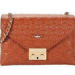 Valentino By Mario Valentino Isabelle Dollaro Leather Crossbody BrownstoneGilt W Brown Photo 0