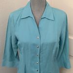Petite Sophisticate  2 piece suit dress jacket 10 P 10 petite 10P blue New NWT Photo 2