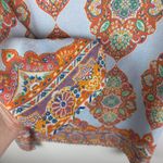 Cynthia Rowley Cynthia‎ Rowley Paisley Tunic Top Size 2X Multicolor V-Neck Boho Lightweight Photo 1