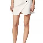 Sandro Paris Ecru Zoelle Asymmetric Button A-Line Mini Skirt S Photo 1