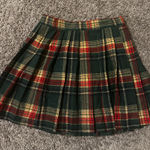 SheIn  Plaid Mini Skirt - Red, Green, and Yellow Photo 0