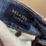 Lucky Brand  Relaxed Taper Button Fly Cropped Ripped Light Wash Jeans Photo 6