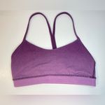 Lululemon Women’s Flow Y Nulu Purple Sports Bra Size 4 Photo 2