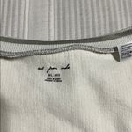 Urban Outfitters  Cream Ribbed Tank Top Photo 1