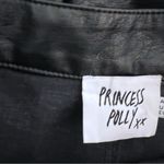 Princess Polly   Faux Leather Black Pants Straight Leg Women's Size 2 Photo 6