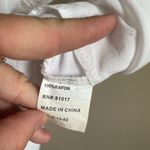 Solitaire  white tank swim shirt  Sz M Photo 4