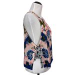 Free People  This Sweet Love Floral Top - Pink - Small Photo 6