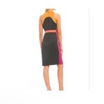 LDT Blaine Color Block Scuba Sheeth Dress Size 4 Photo 2