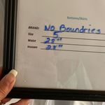 No Boundaries  low waste white jeans Photo 3